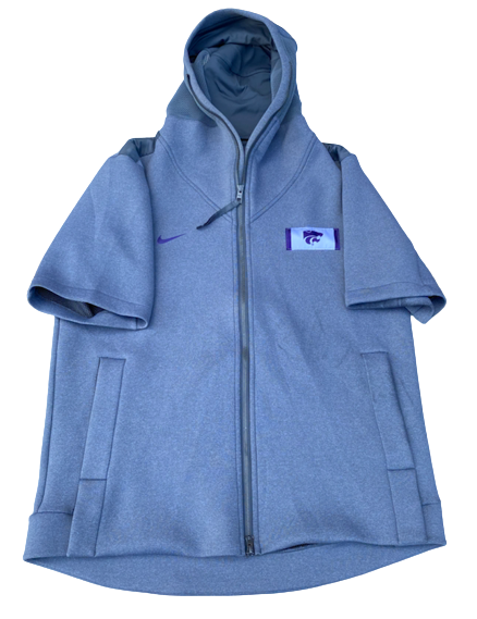 Mike McGuirl Kansas State Basketball Team Exclusive Short Sleeve Travel Jacket (Size XLT)