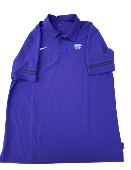 Mike McGuirl Kansas State Basketball Team Issued Polo Shirt (Size L) - New with Tags