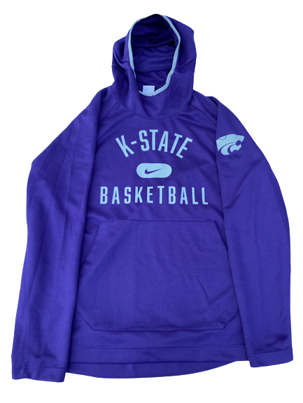 Mike McGuirl Kansas State Basketball Team Issued Travel Sweatshirt (Size XL)