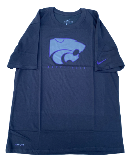 Mike McGuirl Kansas State Basketball Team Issued Workout Shirt (Size L)