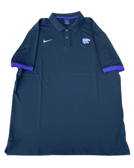 Mike McGuirl Kansas State Basketball Team Issued Polo Shirt (Size L) - New with Tags