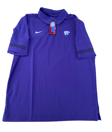 Mike McGuirl Kansas State Basketball Team Issued Polo Shirt (Size XL) - New with Tags