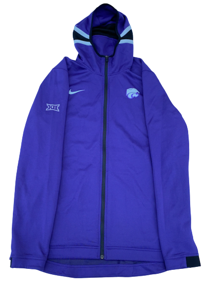Mike McGuirl Kansas State Basketball Team Exclusive Warm-Up Jacket (Size XLT)