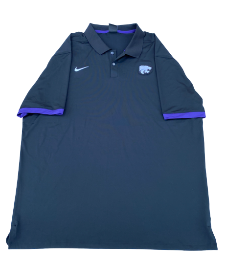 Mike McGuirl Kansas State Basketball Team Issued Polo Shirt (Size XL)