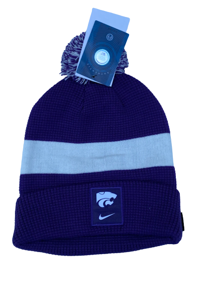 Mike McGuirl Kansas State Basketball Team Issued Beanie Hat - New with Tags