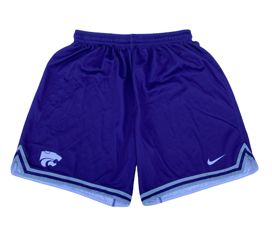 Mike McGuirl Kansas State Basketball Team Exclusive Practice Shorts (Size XL)