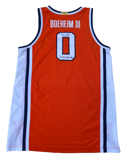 Jimmy Boeheim Syracuse Basketball 2021-2022 Signed GAME WORN Jersey (Size 48)