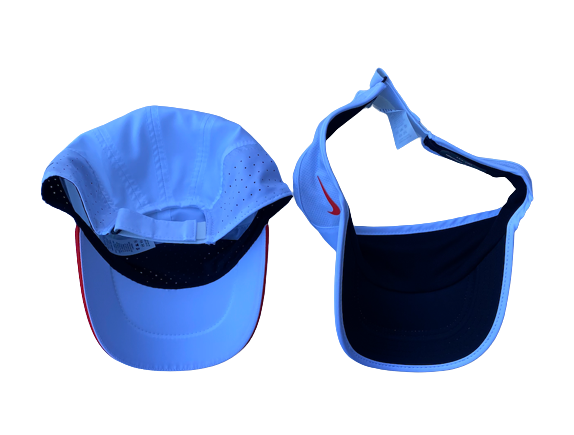 Kendall Ellis USA Track & Field Team Issued Hat / Visor / Drawstring Bag
