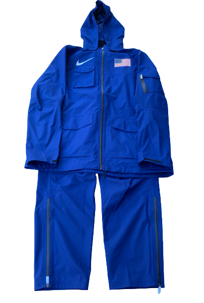 Kendall Ellis USA Track & Field Team Exclusive Track Suit - Jacket & Sweatpants (Size M)