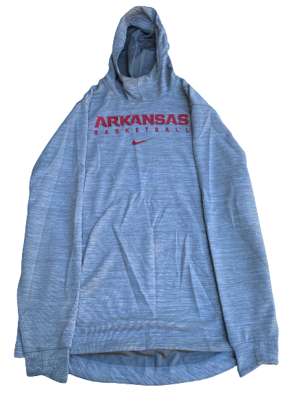 Emeka Obukwelu Arkansas Basketball Team Issued Travel Sweatshirt (Size XLT)