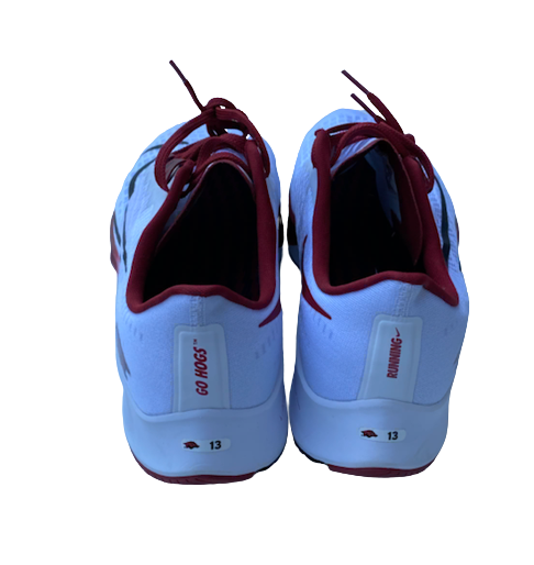 Emeka Obukwelu Arkansas Basketball Team Exclusive Running Shoes (Size 15) - New