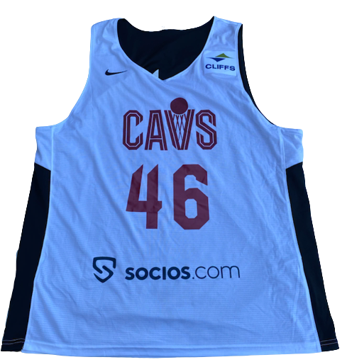 Nate Reuvers Cleveland Cavaliers Team Exclusive Reversible Practice Jersey (Size 2XL)