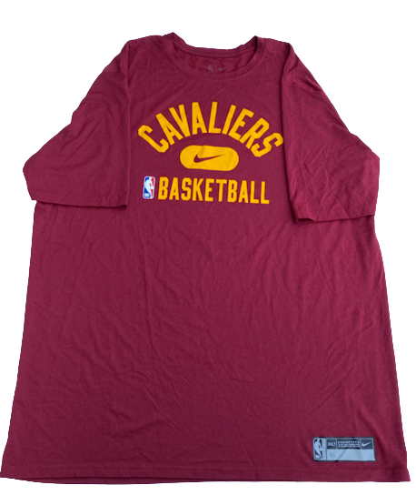 Nate Reuvers Cleveland Cavaliers Team Issued Workout Shirt (Size 2XLT)