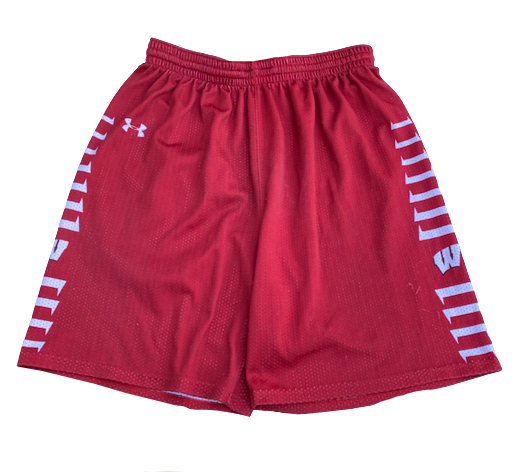Nate Reuvers Wisconsin Basketball Exclusive Practice Shorts (Size M)