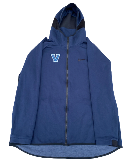 Cole Swider Villanova Basketball Team Exclusive Pre-Game Warm-Up / Bench Jacket with Number (Size XL)