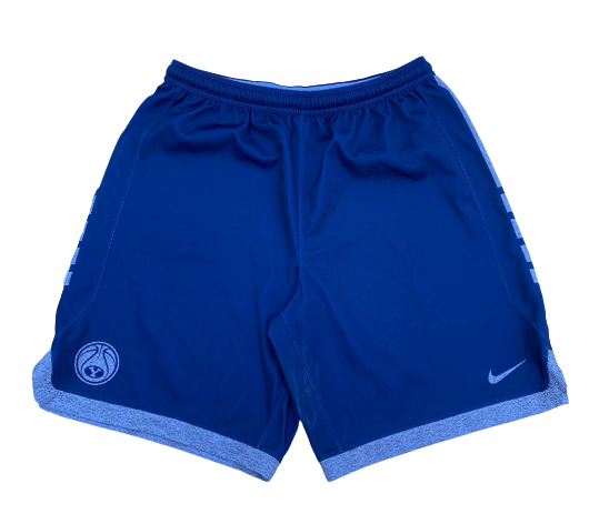 Yoeli Childs BYU Basketball Team Exclusive Practice Shorts (Size XL)