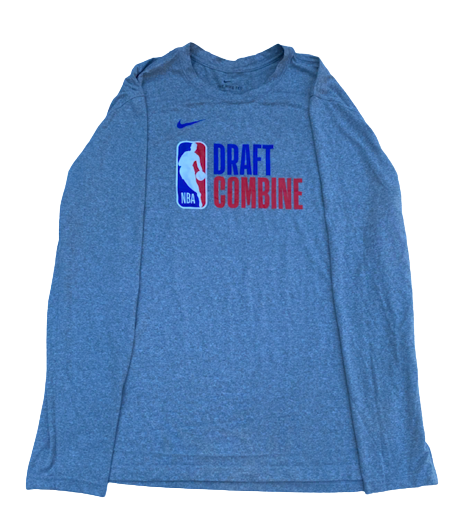 Yoeli Childs Exclusive NBA Draft Combine Long Sleeve Workout Shirt (Size XL)