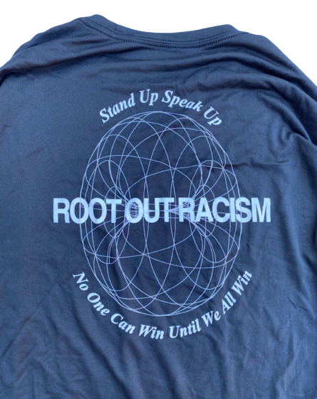 Yoeli Childs BYU Basketball Team Exclusive "ROOT OUT RACISM" Long Sleeve Shirt (Size XL)