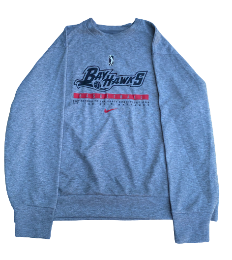 Yoeli Childs Erie BayHawks Team Issued Crewneck Sweatshirt (Size XL)
