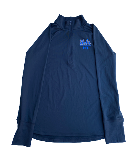 Kinsley Washington UCLA Softball Team Issued Quarter-Zip Pullover (Size Women&