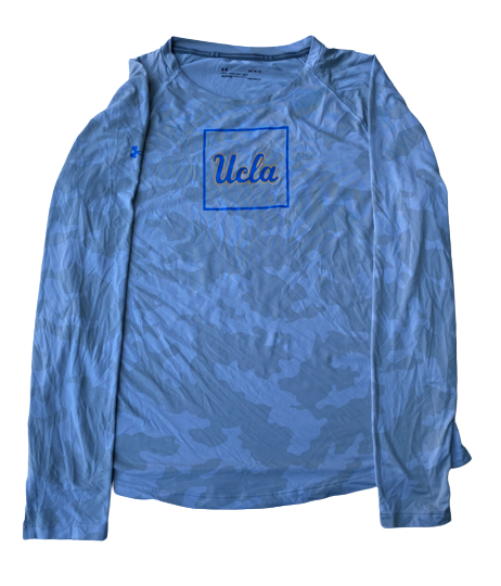 Kinsley Washington UCLA Softball Team Issued Long Sleeve Workout Shirt (Size Women&