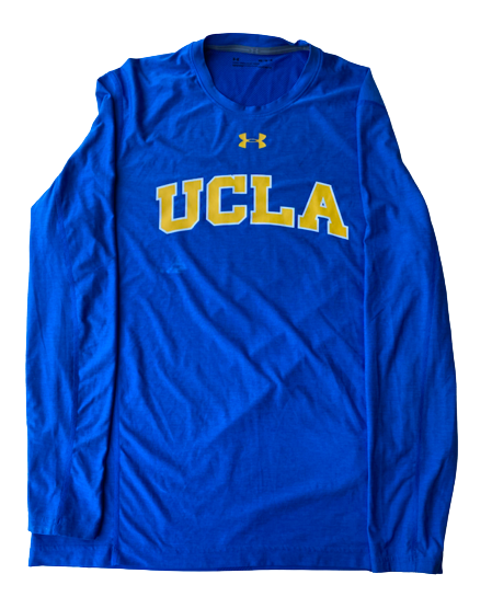Kinsley Washington UCLA Softball Team Issued Long Sleeve Workout Shirt (Size M)