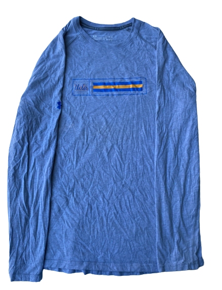 Kinsley Washington UCLA Softball Team Issued Long Sleeve Workout Shirt (Size M)