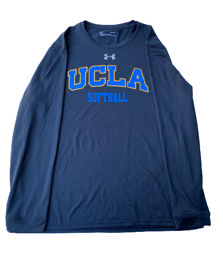 Kinsley Washington UCLA Softball Team Issued Long Sleeve Workout Shirt (Size L)