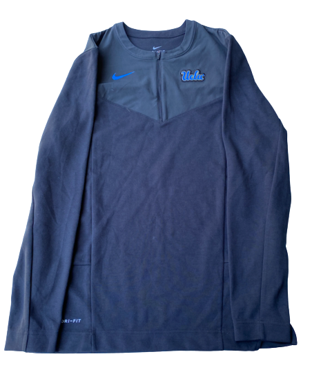 Kinsley Washington UCLA Softball Team Issued Quarter-Zip Pullover (Size M)
