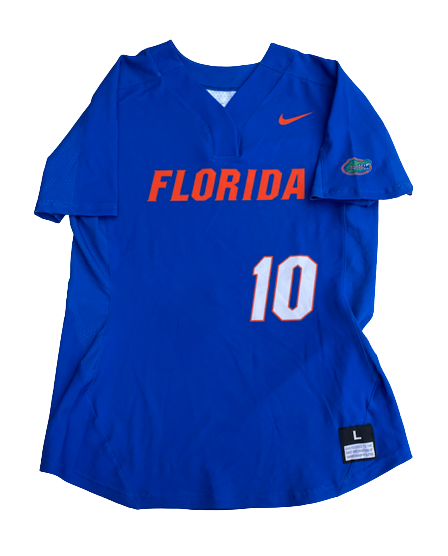 Natalie Lugo Florida Softball Game Worn Jersey (Size L)