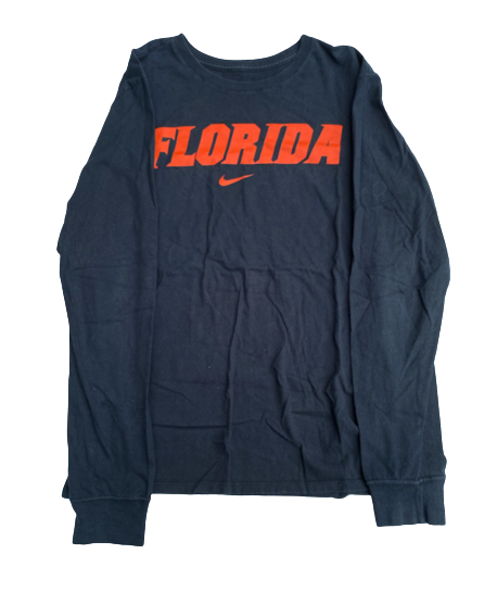 Natalie Lugo Florida Softball Team Issued Long Sleeve Workout Shirt (Size M)