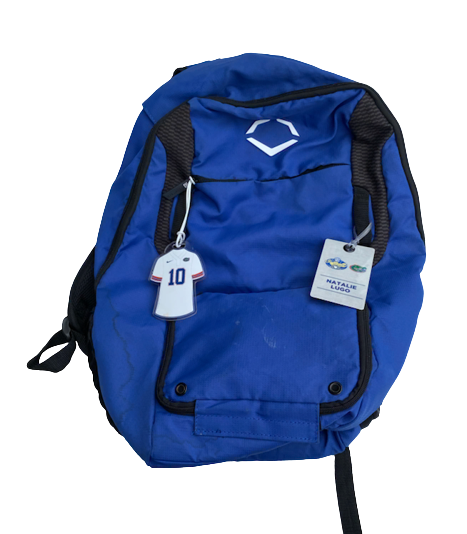 Natalie Lugo Florida Softball Team Issued Travel Backpack with Jersey Travel Tag