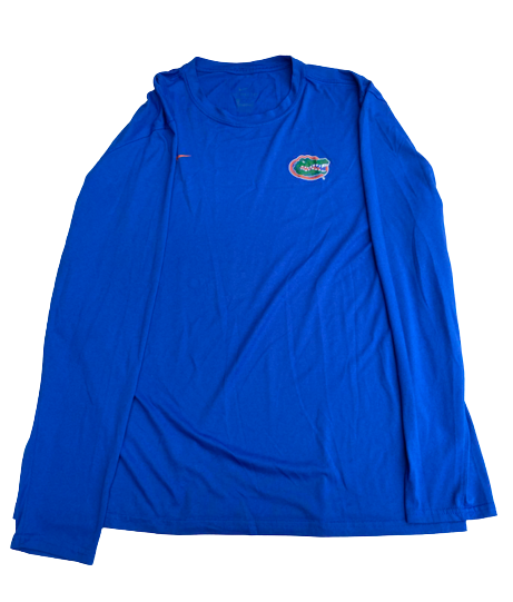 Natalie Lugo Florida Softball Team Issued Long Sleeve Workout Shirt (Size XL)