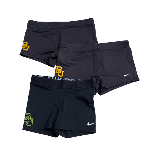 Avery Skinner Baylor Volleyball Team Exclusive Set of (3) Spandex (Size Women&