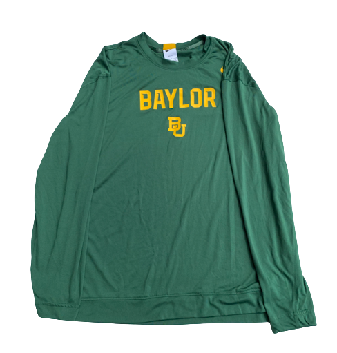 Avery Skinner Baylor Volleyball Team Issued Long Sleeve Workout Shirt (Size L)