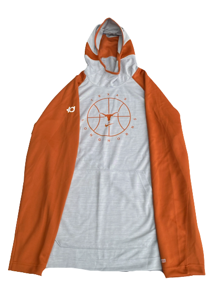 Royce Hamm Jr. Texas Basketball Team Exclusive "KD" Travel Sweatshirt (Size XLT)