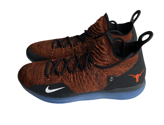 Royce Hamm Jr. Texas Basketball Player Exclusive "KD" Shoes (Size 15)
