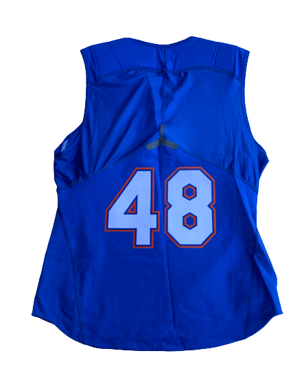 Brett DioGuardi Florida Football Team Exclusive Padded Compression Tank with Number (Size 2XL)