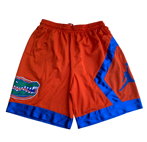 Brett DioGuardi Florida Football Team Issued Workout Shorts (Size XL)