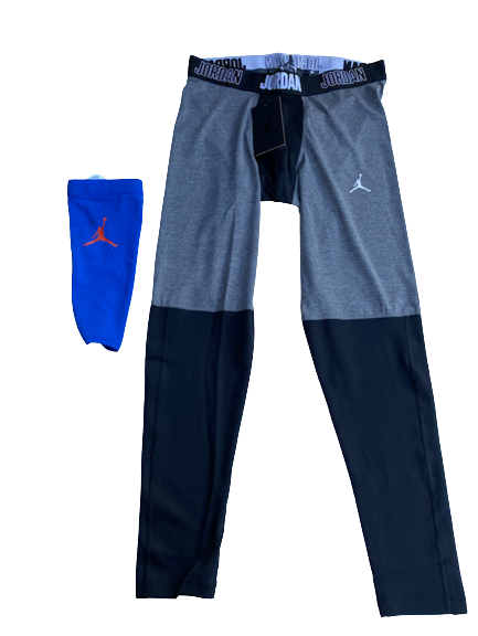 Brett DioGuardi Florida Football Team Issued Compression Leggings & Compression Sleeve (Size XL) - New with Tags