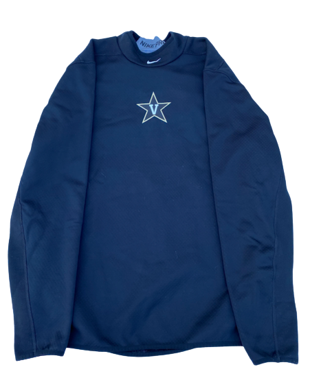 Matt McGarry Vanderbilt Baseball Team Issued Nike Pro Long Sleeve Shirt (Size XL)