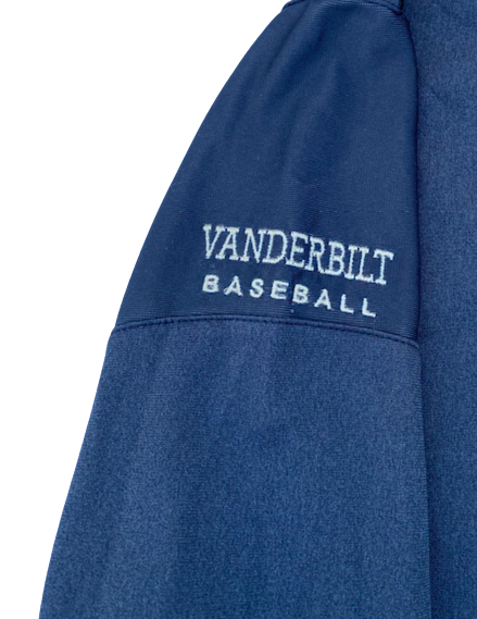 Matt McGarry Vanderbilt Baseball Team Exclusive Travel Quarter-Zip Pullover (Size XL)