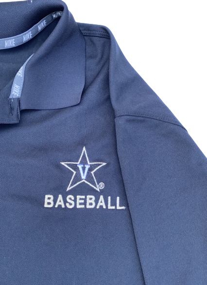 Matt McGarry Vanderbilt Baseball Team Exclusive Travel Polo Shirt (Size XL)