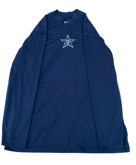 Matt McGarry Vanderbilt Baseball Team Issued Long Sleeve Workout Shirt (Size 2XL)