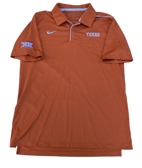 Tristan Stevens Texas Baseball Team Issued Polo Shirt (Size L)