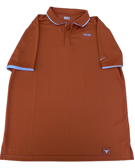 Tristan Stevens Texas Baseball Team Issued Polo Shirt (Size L)