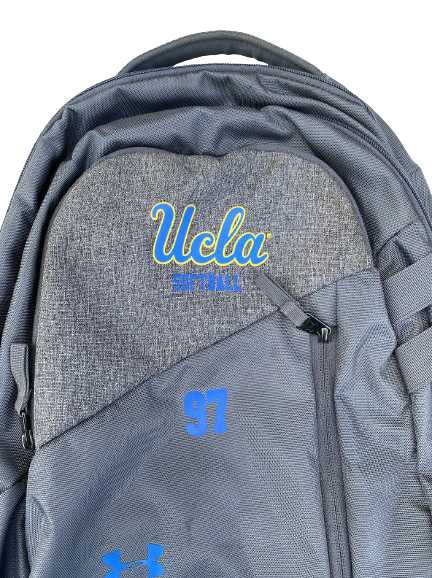 Delanie Wisz UCLA Softball Team Exclusive Travel Backpack with Number