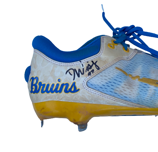 Delanie Wisz UCLA Softball SIGNED GAME WORN Cleats (Size 9)