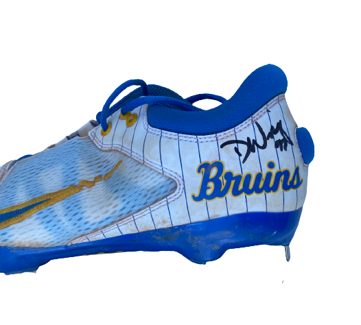 Delanie Wisz UCLA Softball SIGNED GAME WORN Cleats (Size 9)