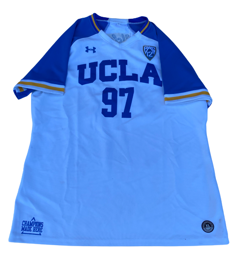 Delanie Wisz UCLA Softball GAME WORN Jersey (Size XL)